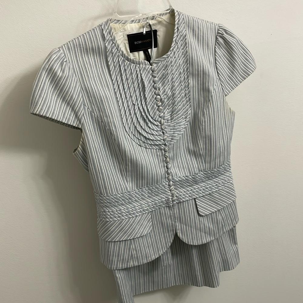 A skirt suit by BCBG. Skirt sz 2 + Top sz XXS
